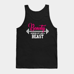 Workout like a beast girl Tank Top